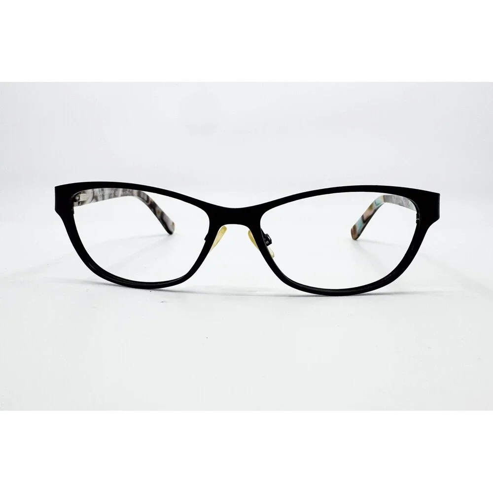 Kardashian Kollection Eyeglasses Womens Black Cat Eye KK-31 Col.004 51-14-135